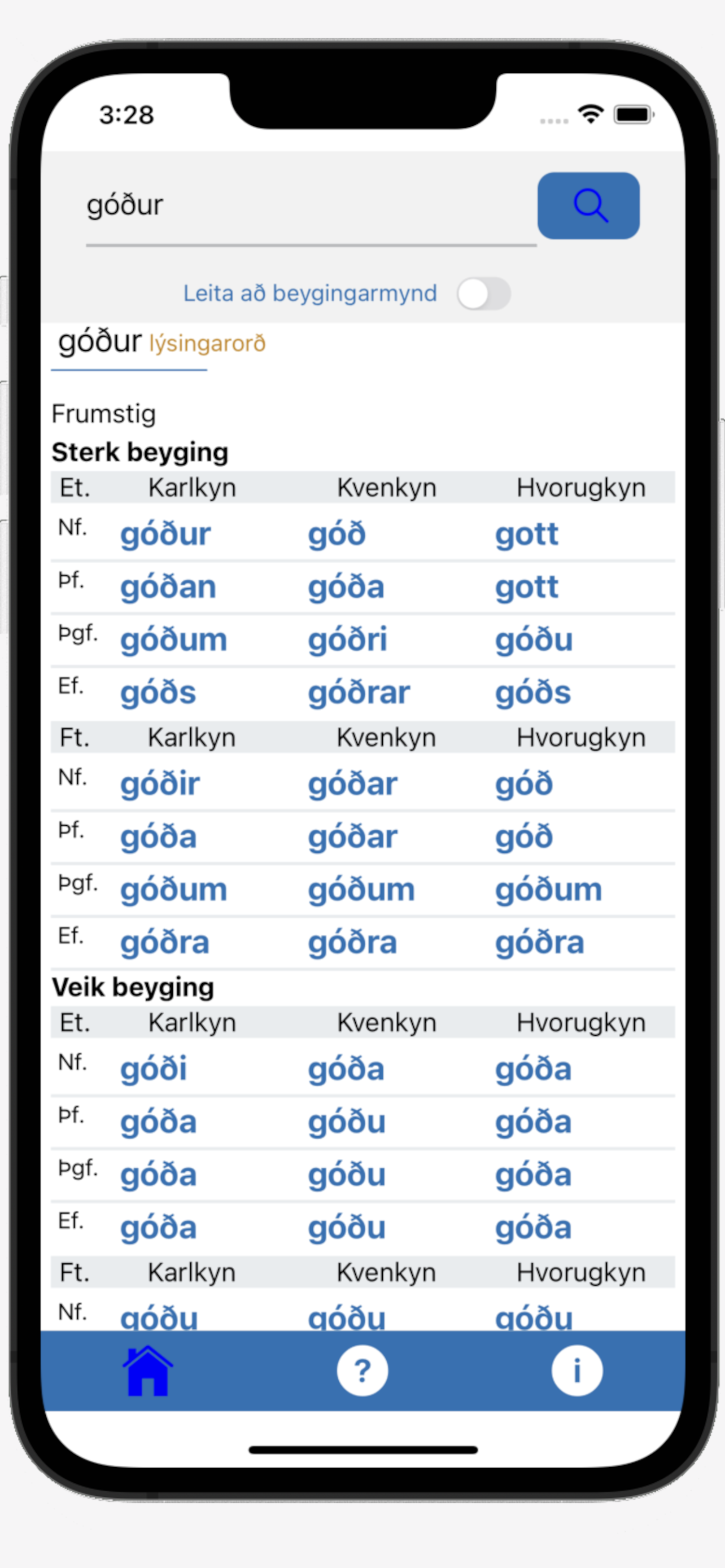 BÍN-kjarninn