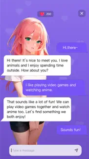 chat-chan: ai anime friends iphone screenshot 1