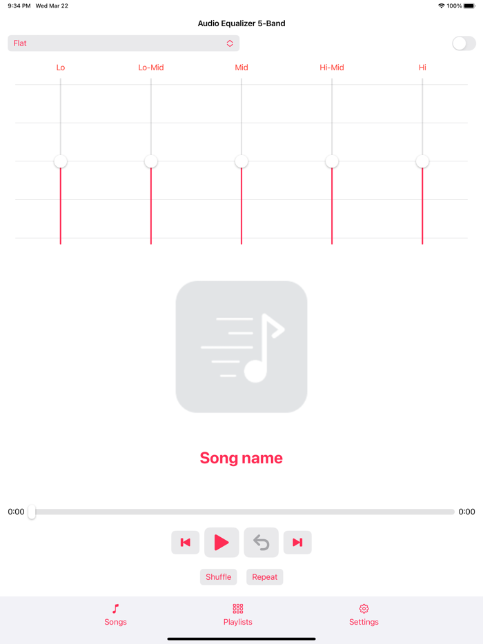 Audio Equalizer 5-Band