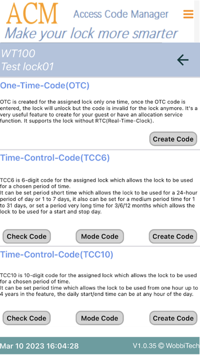 ACM for locks Screenshot 4 - AppWisp.com