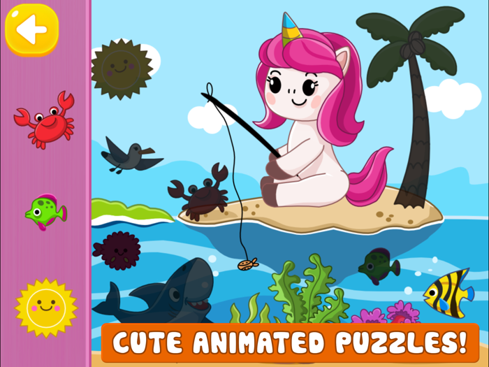 Unicorn Coloring Puzzle Games