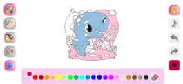 Game screenshot Kawaii Coloring Book Kids apk