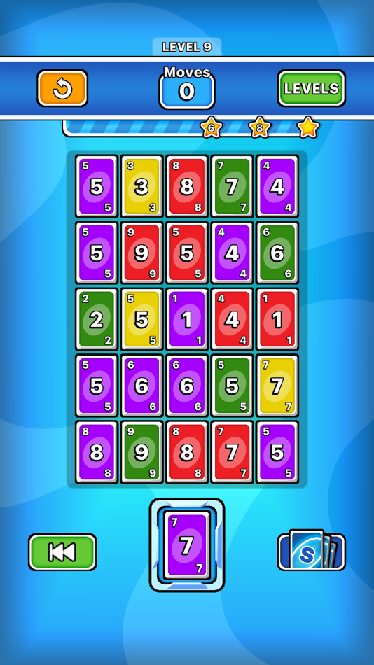 #1. Stackerino: Card Game (iOS) Podle: Ristretto Studios
