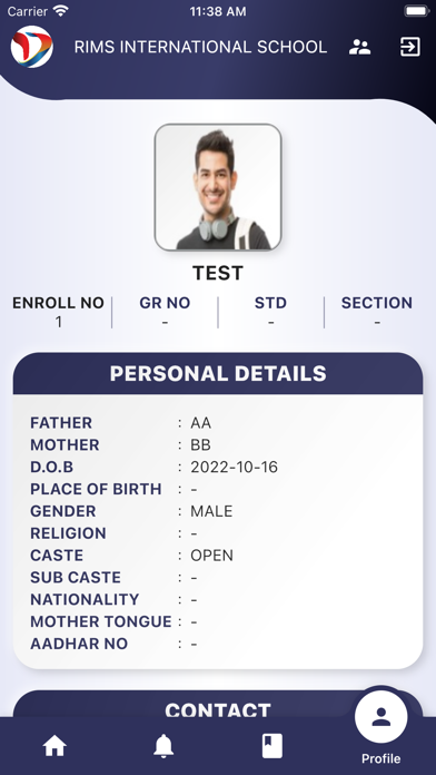 RIMS INTERNATIONAL SCHOOL Screenshot