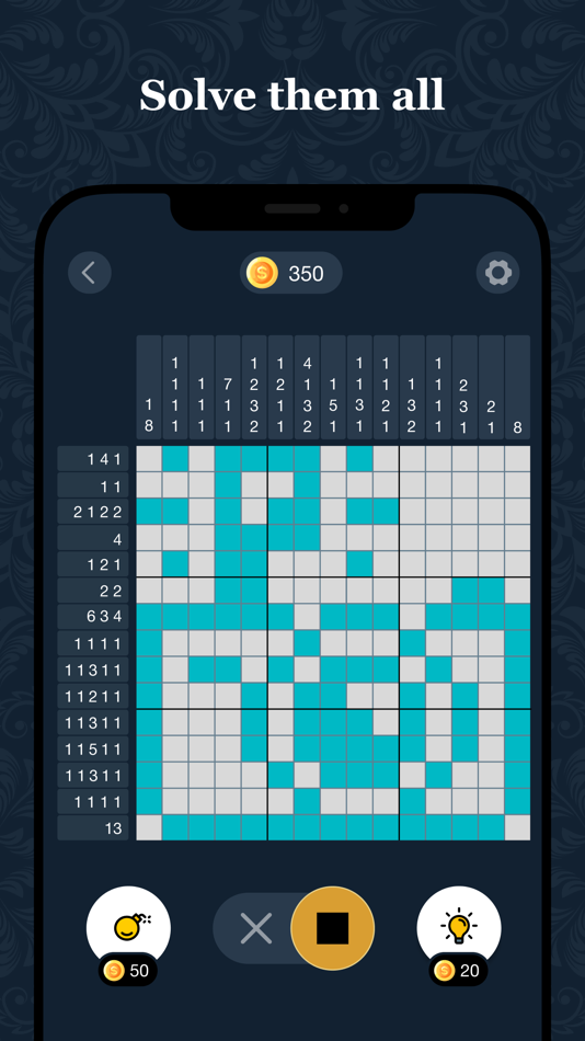 #8. ArtCross: Nonogram Puzzles (iOS) 由: Anna Tikanova