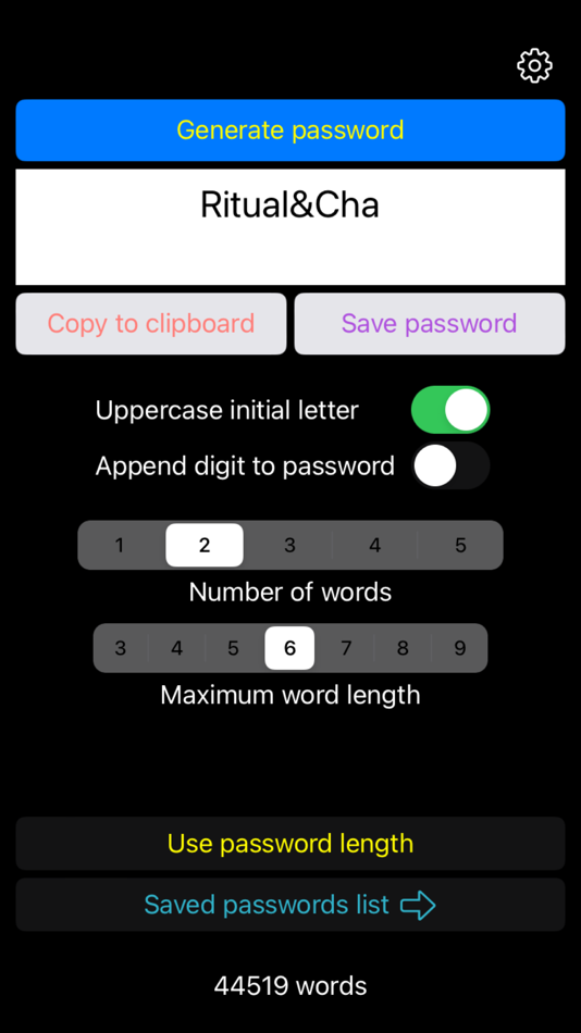 #1. EasyToRememberPassword Pro (iOS) 由: Philip Braham
