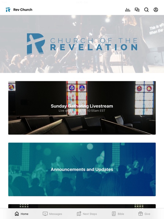 Church of the Revelation iPad screenshot 1 - Lifestyle app