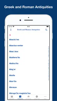 greek and roman dictionaries iphone screenshot 2