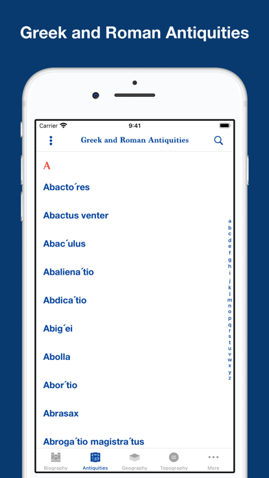 Screenshot #2 pour Greek and Roman Dictionaries