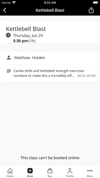 Sonoma Fitness Screenshot