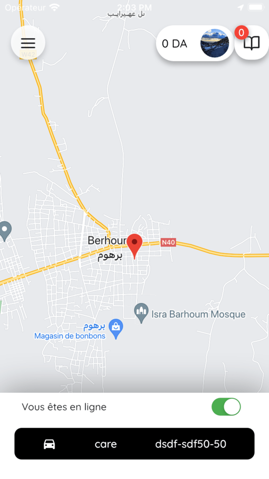 #2. AMAYASSE Driver (iOS) Tekijänä: BILLAL YAHIAOUI