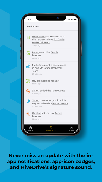 HiveDrive iPhone screenshot 6 - Lifestyle app