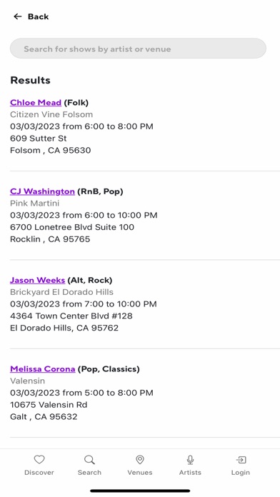 Motiv - Local Live Music Screenshot