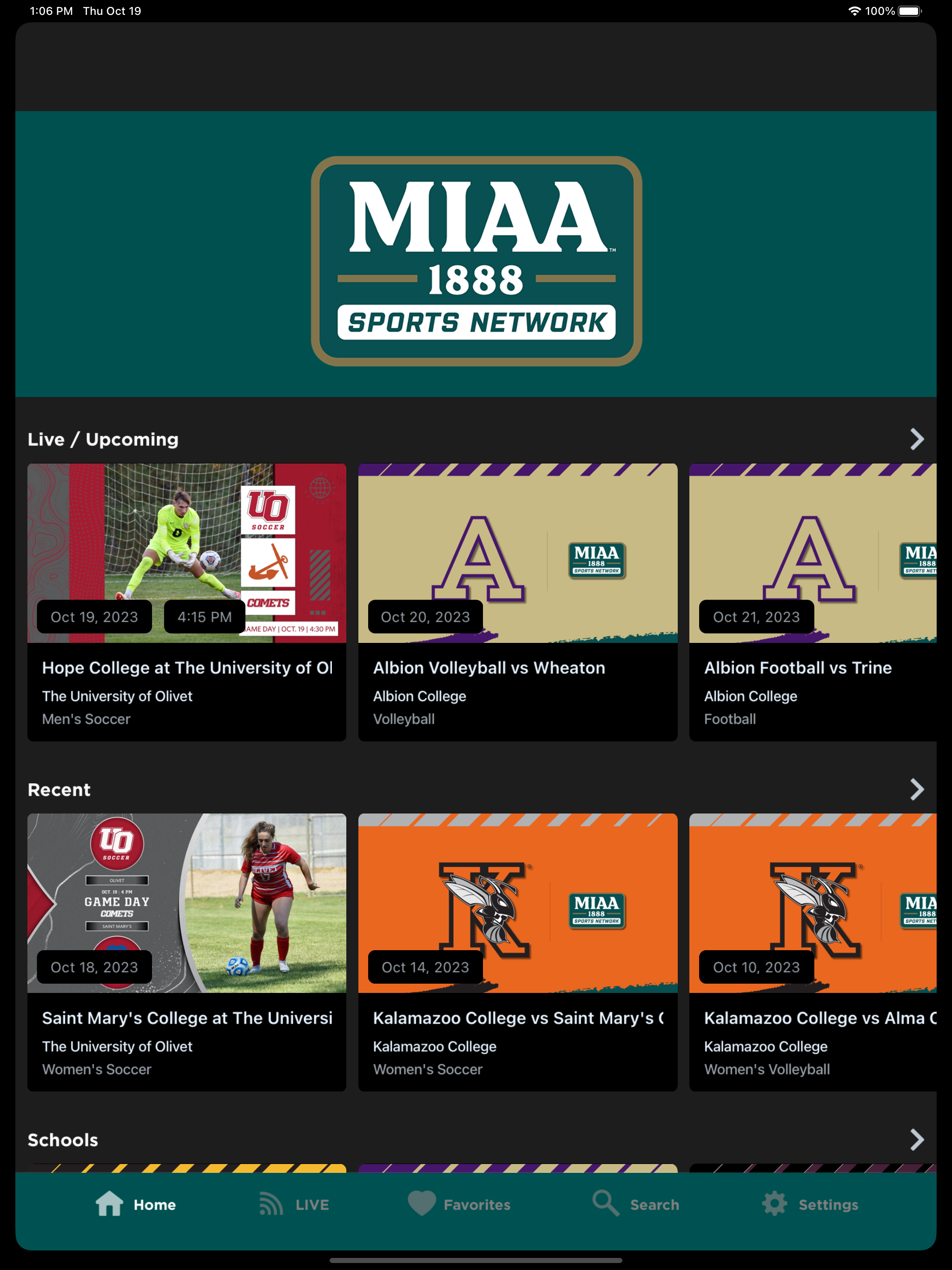MIAA Sports Network