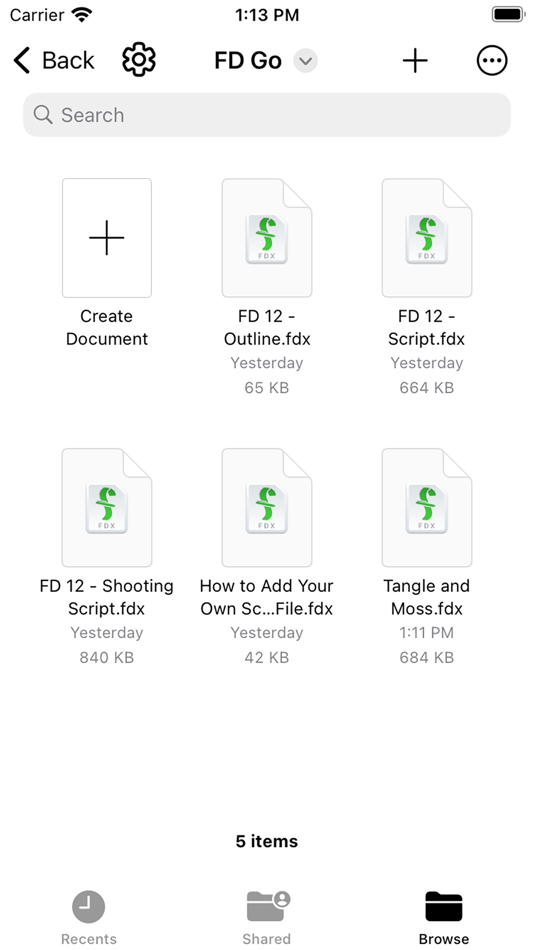 #6. Final Draft Go (iOS) 由: Cast & Crew Production Software, LLC