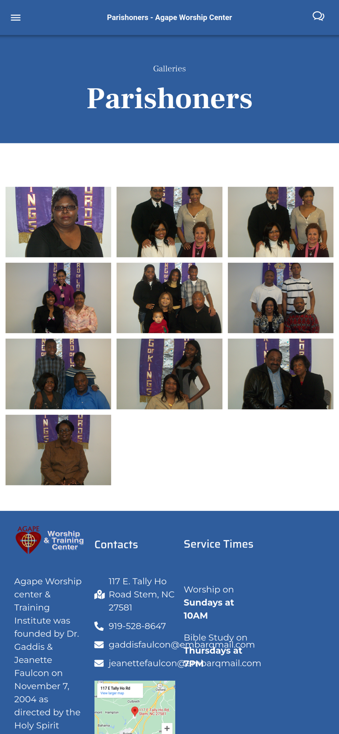 Agape Worship Center