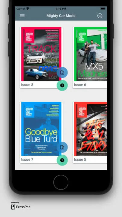 Mighty Car Mods Magazine iPhone Screenshot 1