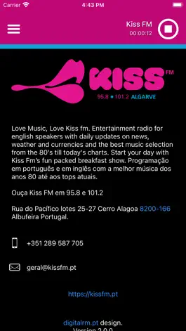 Game screenshot Rádio Kiss FM apk