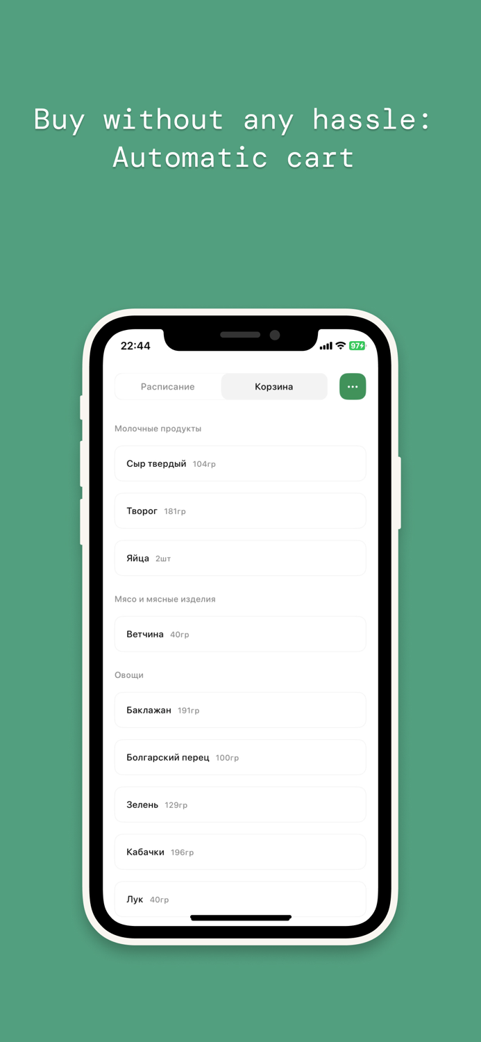Nutritionio food basket