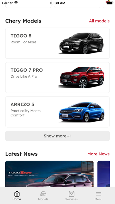 Chery Egypt Screenshot