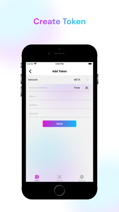 Metatron Wallet Screenshot