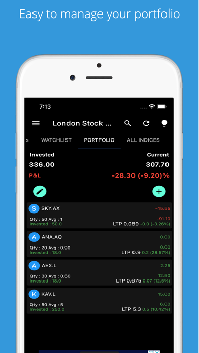 London Stock Market Live Screenshot