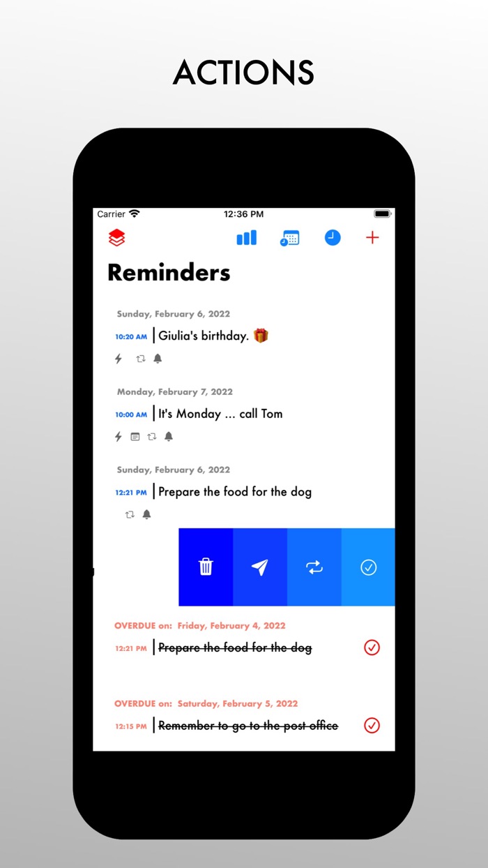 Gasti - reminders made simple