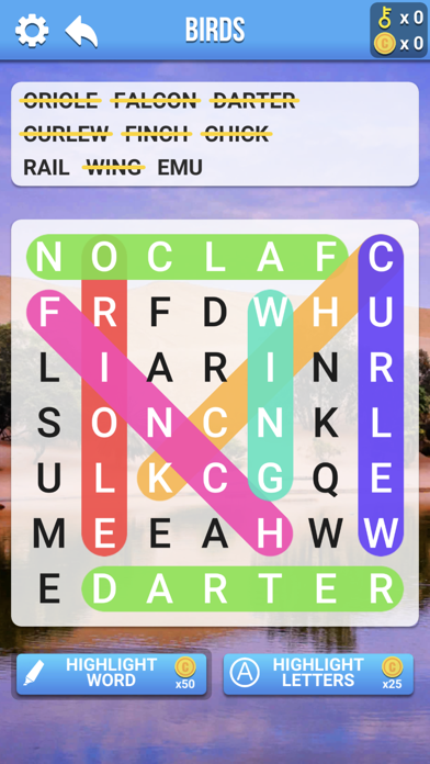 Word Search - Wordscapes Game Screenshot