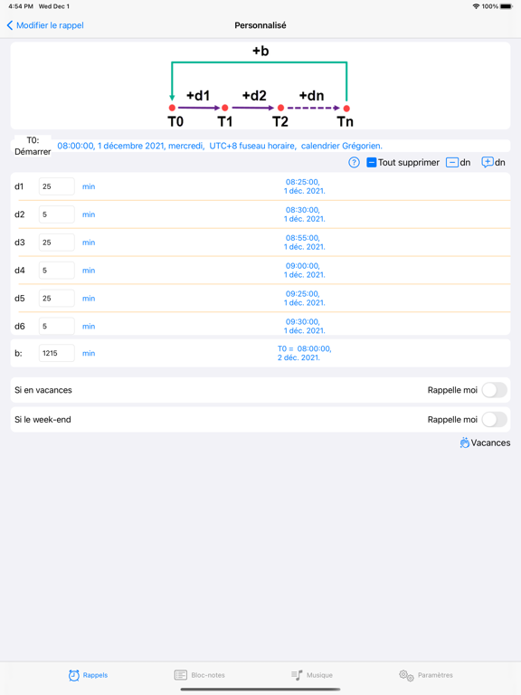 Screenshot #6 pour Rappels Grenouille : Réveil