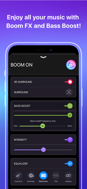‎Boom: Bass Booster & Equalizer Screenshot