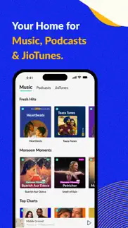 jiosaavn – music & podcasts iphone screenshot 1