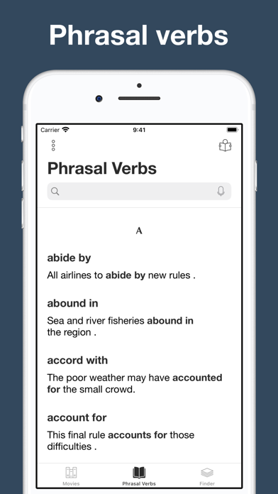 Phrasal verbs through stories Screenshot