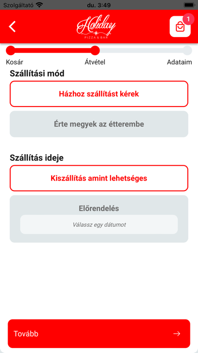 Holiday Pizza & Bar Screenshot