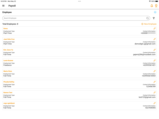 DizLog POS & Accounting iPad screenshot 5 - Business app
