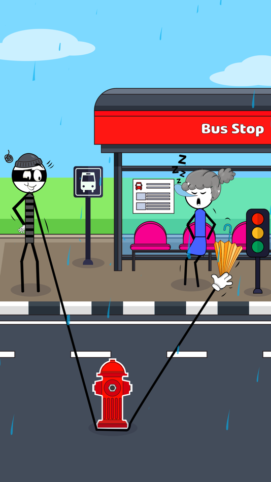 #2. Stickman Robber Brain Puzzle (iOS) 由: Farjad Adnan