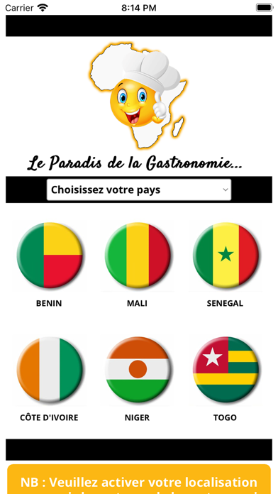 AFRICA GASTRO Screenshot