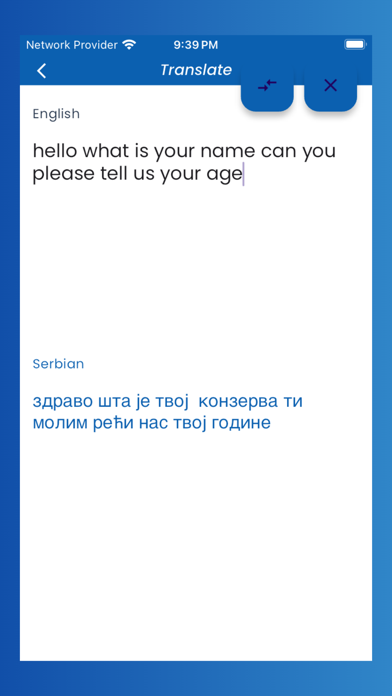 Serbian Translator Offline Screenshot