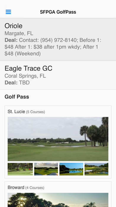 South Florida PGA GolfPass Screenshot
