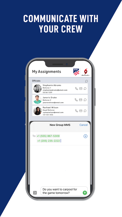 Center for Officials Services Screenshot