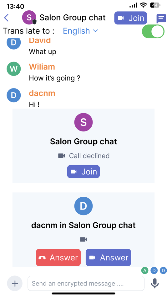 #8. Salon Chat (iOS) 由: VMO HOLDINGS TECHNOLOGY JOINT STOCK COMPANY