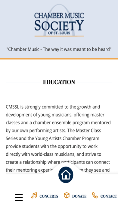 Chamber Music Society of STL Screenshot