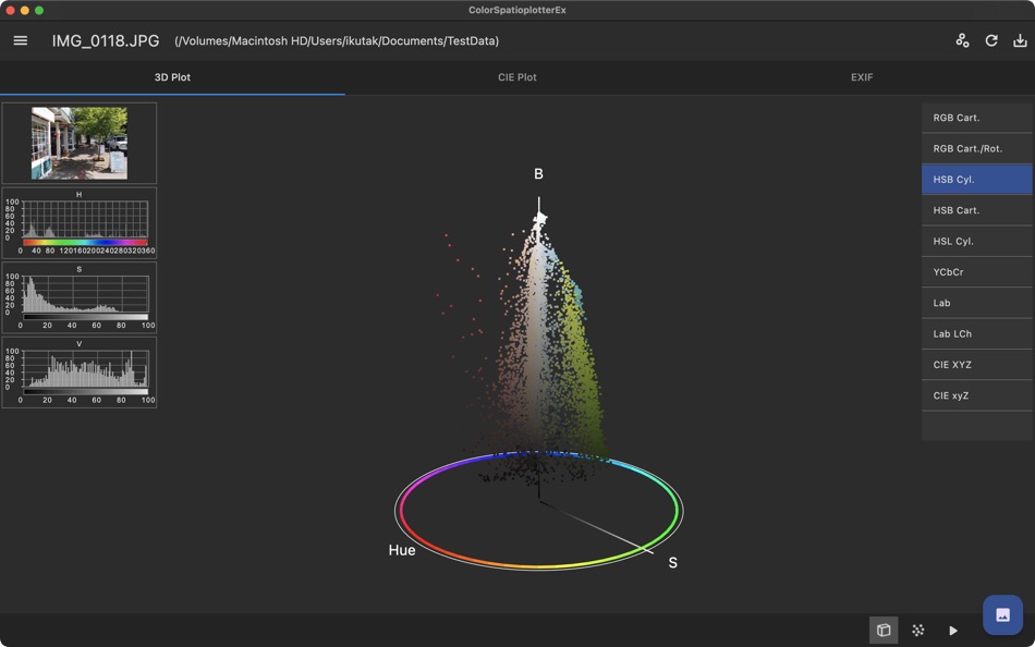 #2. ColorSpatioplotterEx (macOS) 由: Mozusystems, LLC