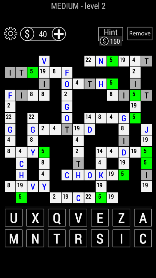 #2. Codeword Puzzle (iOS) Podle: Hieu Hoang