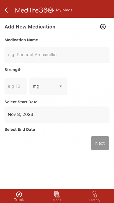 App screenshot