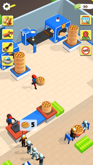 Idle Pizza Restaurant Screenshot