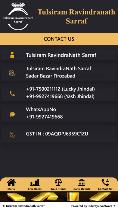 Tulsiram Ravindranath Sarraf Screenshot