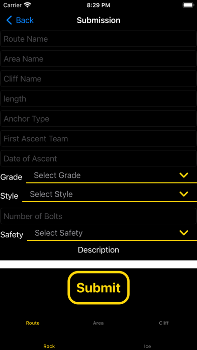 New Brunswick Climbing Guide Screenshot