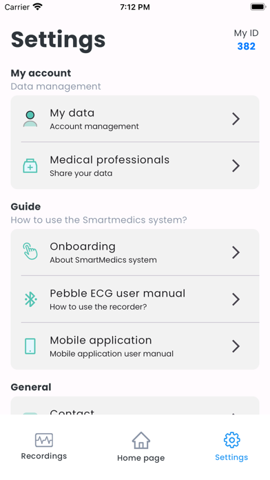 SmartMedicsECG Screenshot