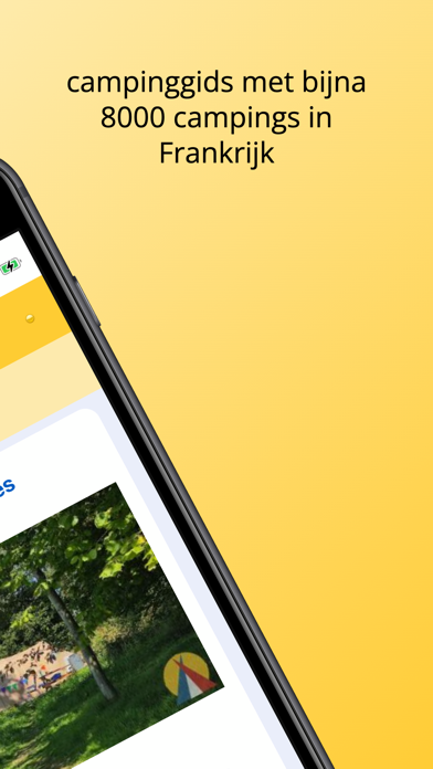 alle campings in Frankrijk Screenshot