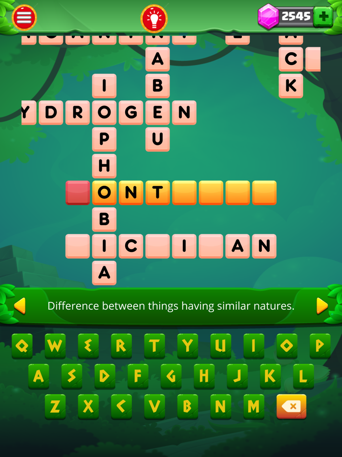 Word Puzzle by Answer Question